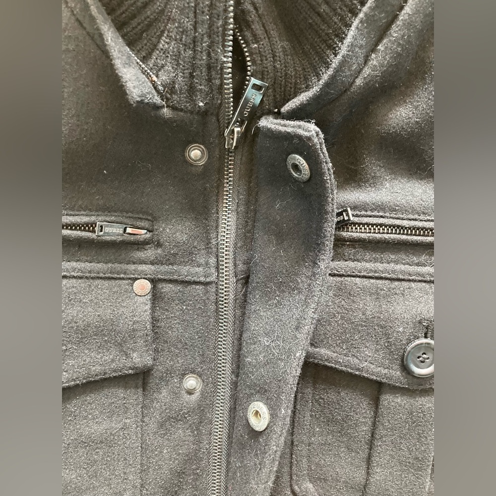 Guess Wool-Blend Bomber Jacket - image 8